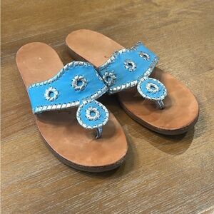 Jack Rogers Blue Sandals Size 6